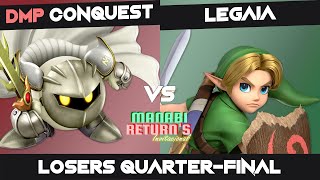 Losers QF  DMP  Conquest VS Legaia [upl. by Rrats106]