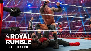 FULL MATCH Roman Reigns vs LA Knight vs AJ Styles vs Randy Orton Royal Rumble 2024 [upl. by Ynez]