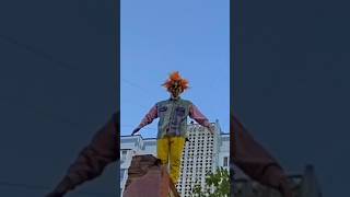 running away from a clown using parkour  survival horror [upl. by Rebane]