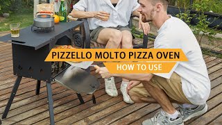 Pizzello Molto  Outdoor Portable Wood Fired Pizza Oven [upl. by Oiramaj]