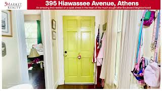 395 Hiawassee Avenue Athens GA [upl. by Enileuqaj142]