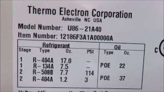 Thermo Scientific IsoTemp Basic Ultra Low Temperature Freezer [upl. by Nyloc6]