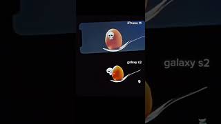 iPhone 11 vs galaxy S2 display testshortsfeed viralshort shorts [upl. by Anaujik]