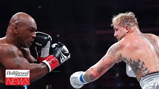 Jake PaulMike Tyson Boxing Match Draws 108M Viewers Worldwide  THR News [upl. by Edelsten]