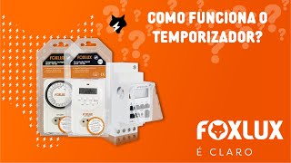 Temporizador Analógico e Digital Foxlux  Saiba como usar [upl. by Minne]