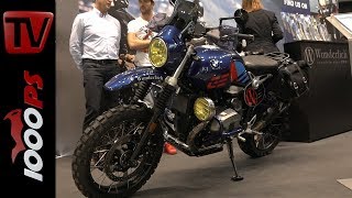 BMW R nineT Urban GS Enduro 2018  Umbau Wunderlich Neuheiten [upl. by Prunella]