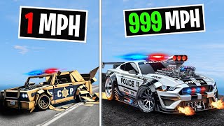 Everytime I Crash My Police Car Gets Faster on GTA 5 RP [upl. by Alvarez]