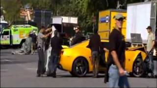 Bumblebee was damaged during the filming of Transformers 3 [upl. by Katrinka]