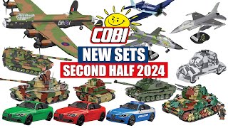 New COBI sets for second half of 2024  Japan Tank Italian planes F16 Alfa Romeo cobi bricks [upl. by Marta]