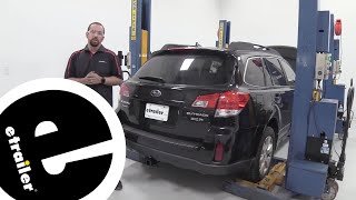 etrailer  How to Install the Curt Trailer Hitch Receiver on a 2012 Subaru Outback Wagon [upl. by Cirderf58]