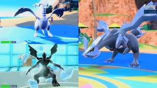 Pokémon Scarlet amp Violet Kyurem Vs Reshiram amp Zekrom Battle of Unova Legendary  Stellar [upl. by Hnad]