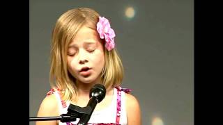 Jackie Evancho O Mio Babbino Caro June 2009 Singing Contest [upl. by Clarabelle]