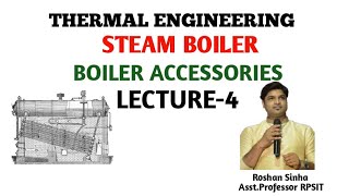 LECTURE4   THERMAL ENGINEERING   BOILER ACCESSORIES [upl. by Googins]