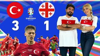 TÜRKİYE 31 GÜRCİSTAN EURO 2024  KırmızıBeyaz Futbol 18 Haziran 2024 [upl. by Elodea]