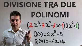 Divisione tra due polinomi Matematica di base [upl. by Notlrak]