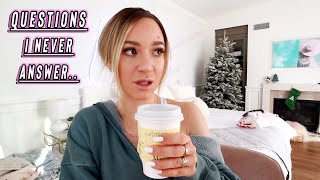 sitting down and getting realpersonal qampa vlogmas day 16 [upl. by Elsa]