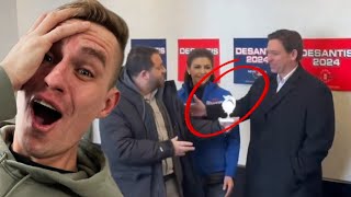 SAVAGE Man gives DeSantis a PARTICIPATION TROPHY🤣🤣🤣 [upl. by Adnilim174]