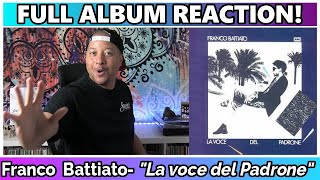 Franco Battiato La voce del Padrone FULL ALBUM REACTION amp REVIEW [upl. by Adraynek493]