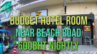 EXCELLENT LOCATION SOI 7 PATTAYA BUDGET HOTEL NEAR BEACH ROAD REVIEW  A7 Hotel  600BHT NIGHTLY [upl. by Ynnavoig]