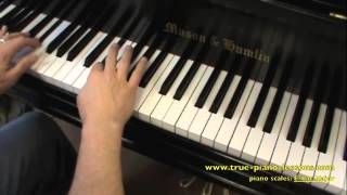 E flat Major Scale For Piano [upl. by Roberto600]