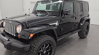 2016 JEEP WRANGLER UNLIMITED SAHARA LIFT NEWER TIRES 4K WALKAROUND 14964Z [upl. by Wiencke]