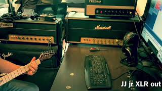 Friedman JJ jr head Xlr out and micd cab recording [upl. by Addis]