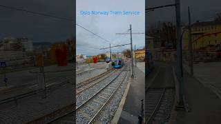 Tram in NorwayOslo Tram serviceOslo Norwaytrending travel norwayoslo viralvideo tram visit [upl. by Baumann731]