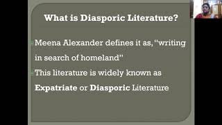 Diasporic Literature An Overview [upl. by Odlanyer643]