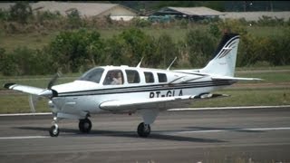 Beechcraft A36 Bonanza FullHD  Decolagem  SBBI CuritibaPR [upl. by Lasko]