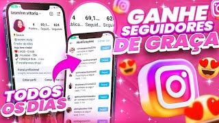 ðŸ˜ACHEI O MELHOR APP PARA GANHAR SEGUIDORES DE GRAÃ‡A NO INSTAGRAM [upl. by Ahso]