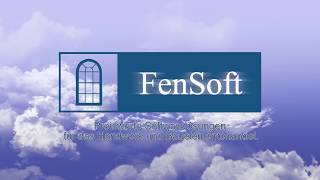 FenSoftFenster Designer Software für den Fensterbau Bauelementhandel und das Handwerk [upl. by Ecnaret]