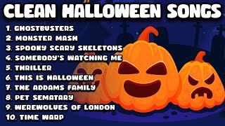 Clean Halloween Songs Playlist 🎃 Clean Halloween Music for School  Classroom [upl. by Pyotr]