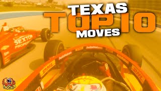 IndyCar Texas  My Top 10 Moves [upl. by Neirad413]