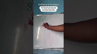 Potência potentiationshorts dicasmatemática mathtips matemática maths [upl. by Eimmij54]