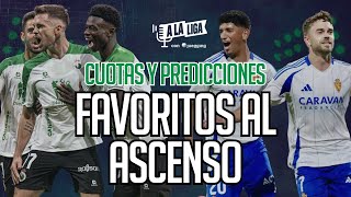 FAVORITOS para el ASCENSO a PRIMERA DIVISIÓN 🔥 CUOTAS y PRONÓSTICOS de LALIGA HYPERMOTION [upl. by Letnoj]