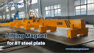 Lifting Magnet for 8T Steel Plate in Manufacture of Electrical Machinery and Equipment [upl. by Mirna]