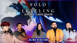 Solo Leveling Season 2 Official Teaser Trailer  Reaction [upl. by Trelu592]