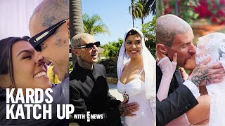 Kourtney amp Travis 3 Weddings in New Hulu Special ALL THE DETAILS  Kardashians Recap With E News [upl. by Ahsena557]