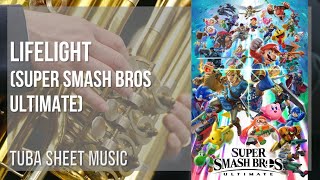 Tuba Sheet Music How to play Lifelight Super Smash Bros Ultimate by Abby Trott [upl. by Lawan380]