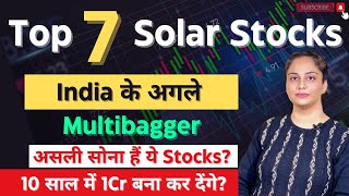 Best Solar Stocks To Buy Now For 2024🔥Solar Stocks In India  Green Stocks  Diversify Knowledge [upl. by Mazlack815]