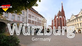 【Würzburg】🇩🇪Walking in Würzburg Germany  Walking Tour  Romantic Road [upl. by Yrellav]