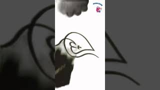 Ya ALLAH calligraphy Allah name calligraphy tutorial ✨✨ artshorts mostpopulCalligraphyislamic [upl. by Gerlac]