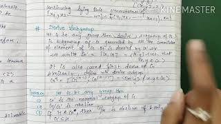 solvable group notes abstract algebra unit1 [upl. by Wira753]