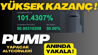 5 Dakika da UÇACAK  PUMP  Coini Kolayca BUL   programsız [upl. by Odell397]