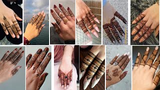 stylish fingers mehndi designs 2024 fingers henna designs viral trendingmehndi henna art [upl. by Sherburne]