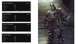 Darksiders 2  Abyssal Armor all full set locations amp crucible Walkthrough part 78 Darksiders 2 [upl. by Sivatco]