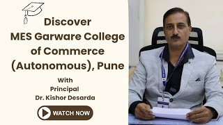 MES Garware College of Commerce Autonomous Pune A World of Opportunities [upl. by Eerased]