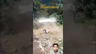 Pahad se giri gadi 😱 bhayankar accident crash 4x4life automobile account reels respect vlog [upl. by Hestia]