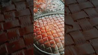 Custom hand tooled motorcycle seat  Make sure to subscribe to this channel and like this short [upl. by Misaq]