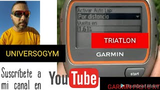 REVIEW GARMIN ARGENTINA FORERUNNER 310 XT RELOJ CON GPS EN ESPAÑOL UNIVERSOGYM [upl. by Keele537]